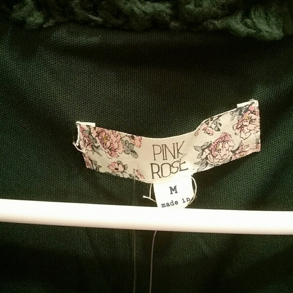 1 Small Left ⚠ NWTS Hunter Green Teddy Bear Jacket - Picture 5 of 8